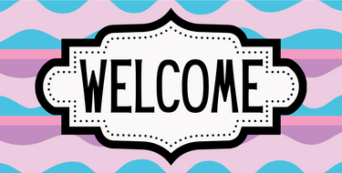 Easter Welcome Sign, DCO-01258, Sign For Wreath, 6x12